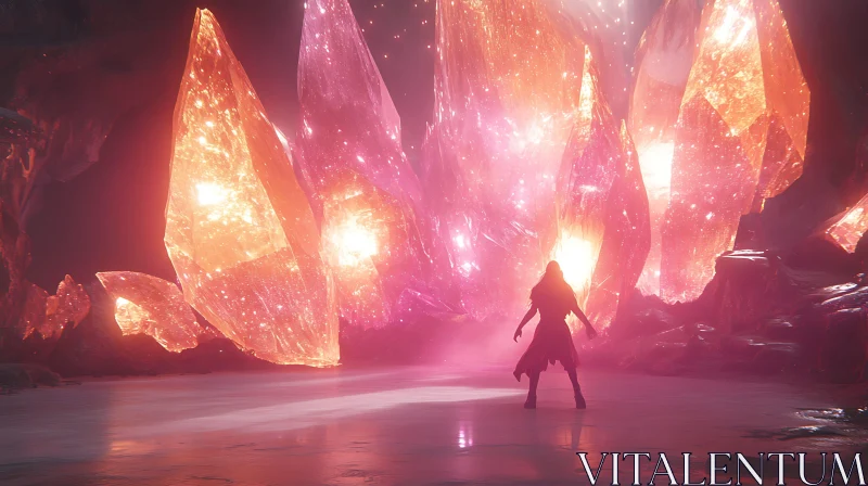 Luminous Crystals and Solitary Figure