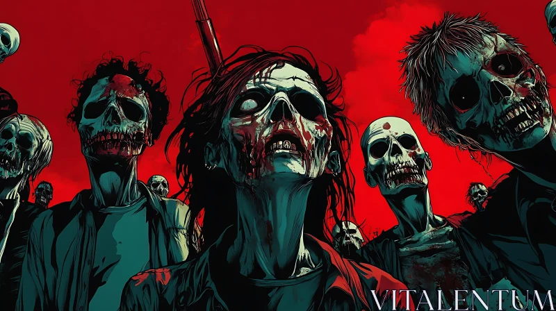 Graphic Novel Style Zombie Outbreak