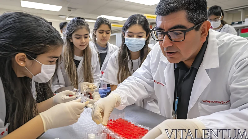 Students Learning Science in Laboratory