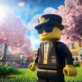 Lego Man in Spring