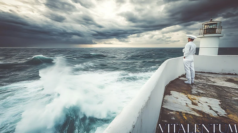 Seafarer at the Lighthouse