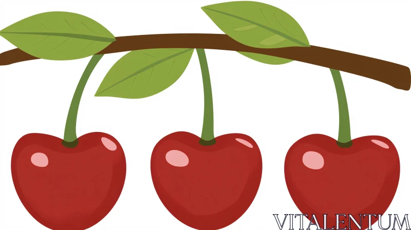 Sweet Cherries Still Life