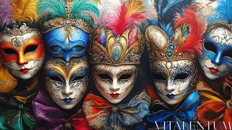 Colorful and Festive Masks