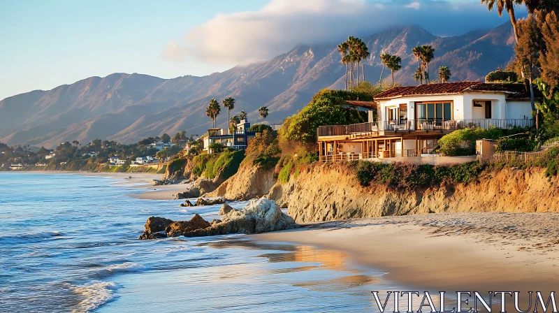 Coastal Home Overlooking the Sea