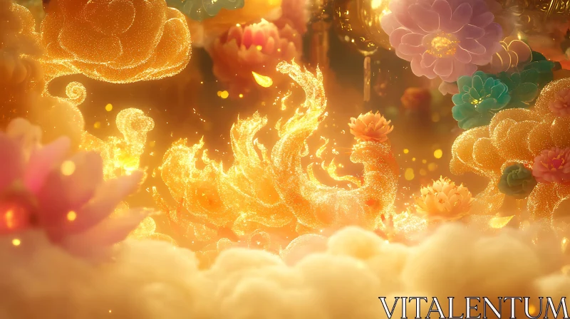 Luminous Floral Dreamscape