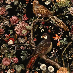 Floral Bird Art