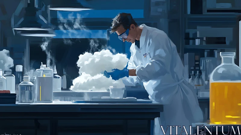 Lab Experiment with Cloud Substance
