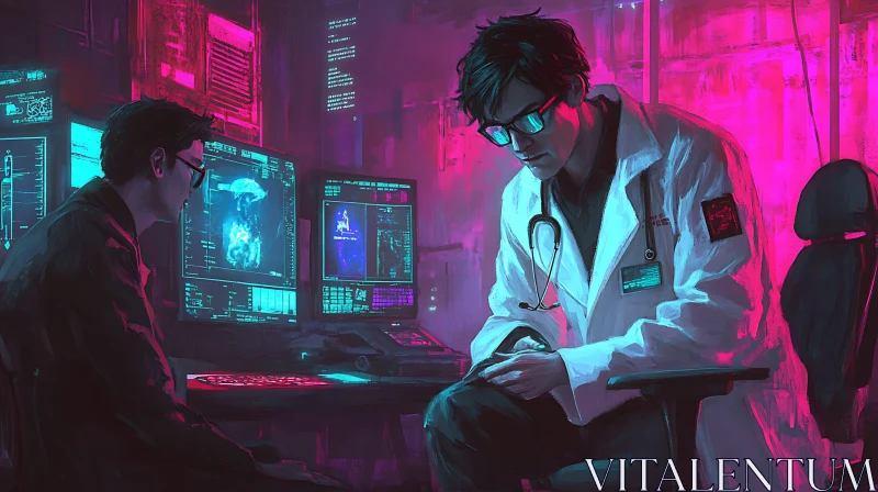 Medical Professionals in Cyberpunk Setting