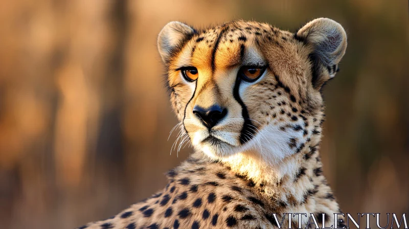 Cheetah Close-Up: Feline Elegance