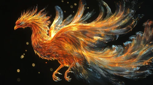 Abstract Phoenix Illustration
