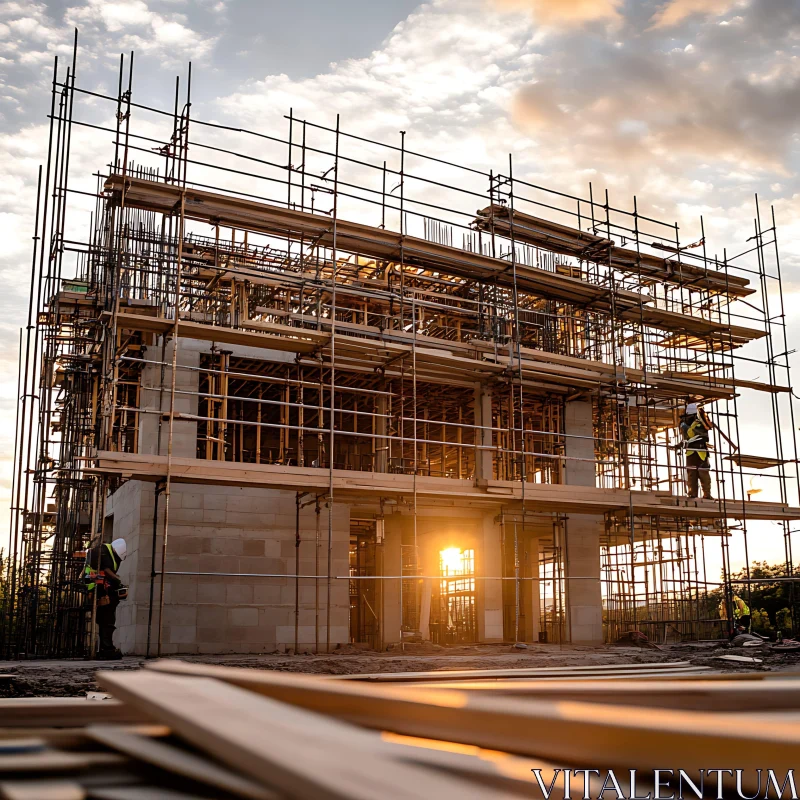 Scaffolding Sunset: Progress in Architecture