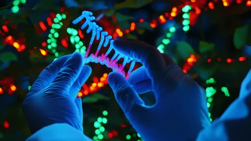 Genetic Research: DNA Strand