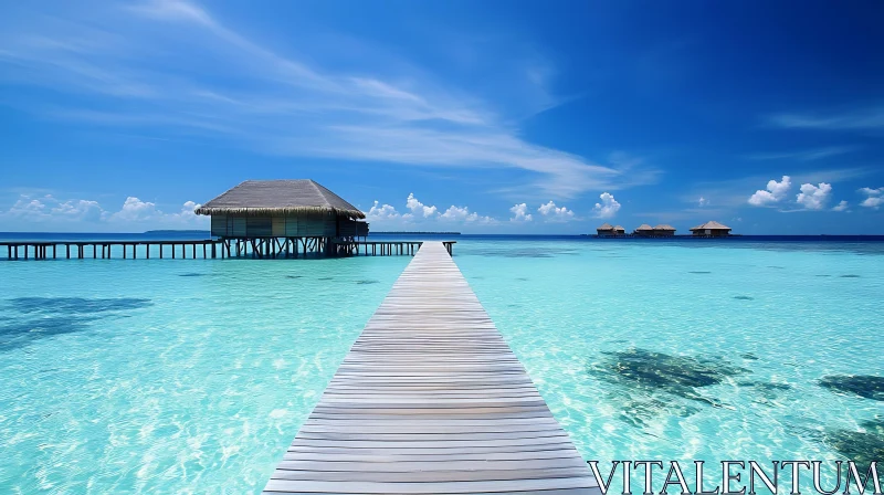 Tranquil Seascape: Pier to Paradise Bungalow