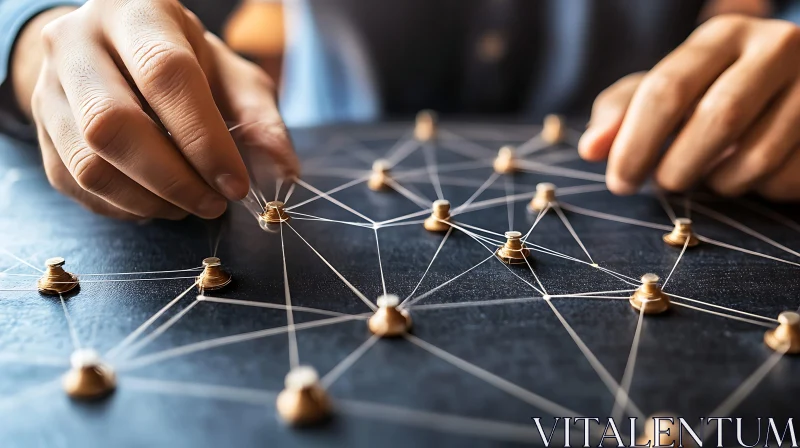 Network Strategy with Pushpins and Strings