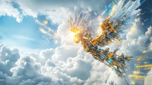 Robotic Angel Flight Above the Clouds
