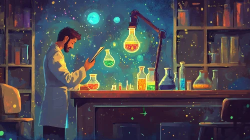 Lab Experiment Illustration