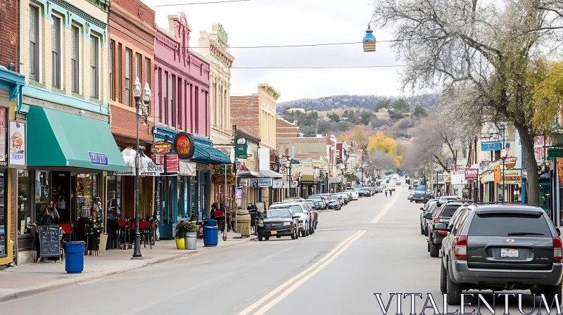 Picturesque Street with Vintage Architecture