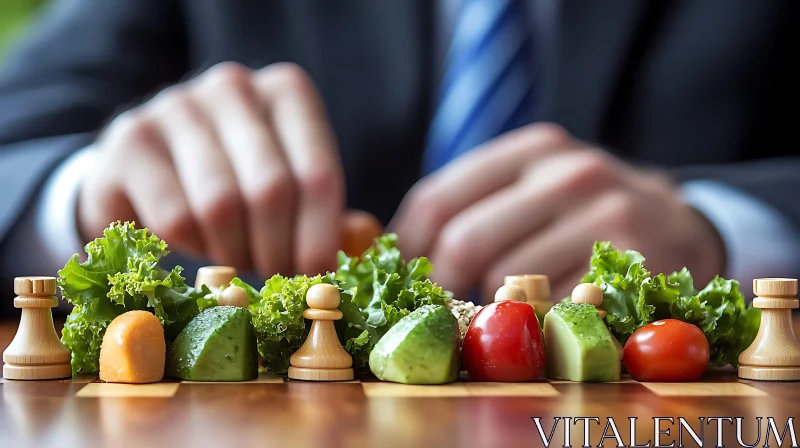 Chessboard of Veggies: A Healthy Game