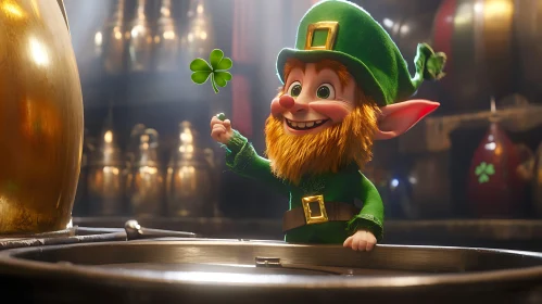 St. Patrick's Day Leprechaun Cartoon