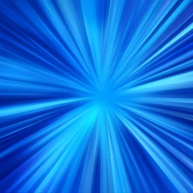 Abstract Blue Light Burst Composition