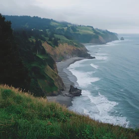 Green Hills Meet the Ocean