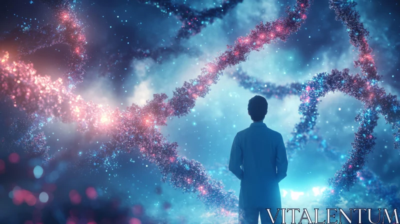 Genetic Future: A Visionary Perspective AI Image