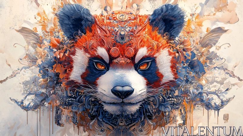 AI ART Intricate Surreal Panda Art