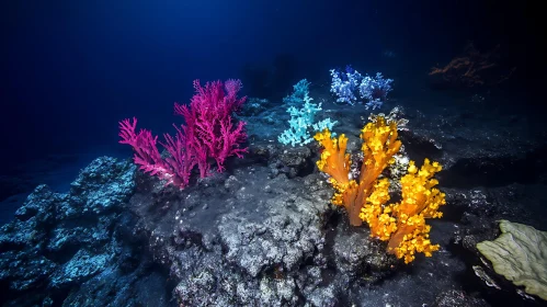 Vibrant Underwater Coral Garden