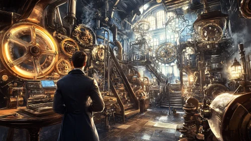 Man and Machine - Steampunk Era