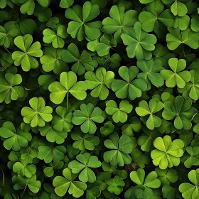 Lush Green Clover Field