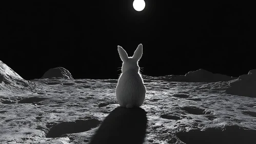 Monochrome Moon Gazer