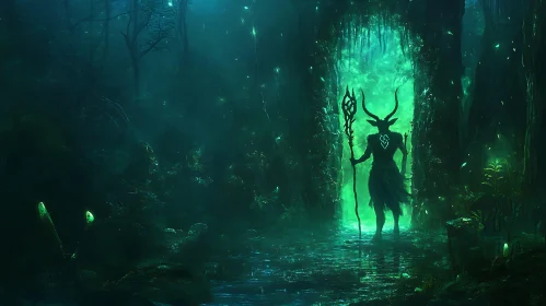Mystical Forest Portal Artwork