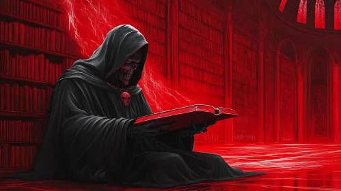 Dark Reader in Crimson Library