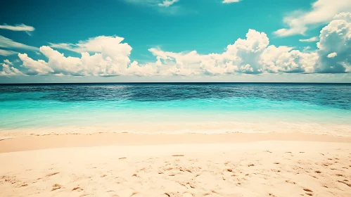 Peaceful Seascape with Turquoise Water