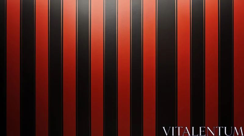 Striking Red and Black Vertical Lines AI Image