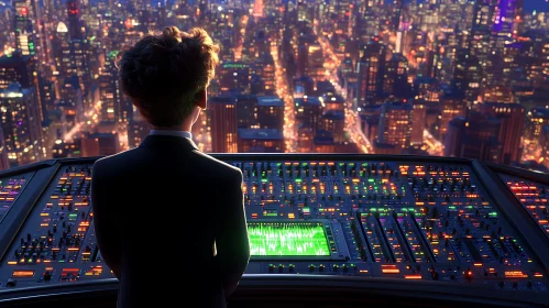 Urban Controller at Night