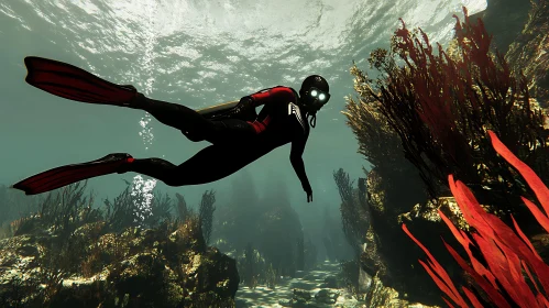 Oceanic Depths: A Diver's Journey