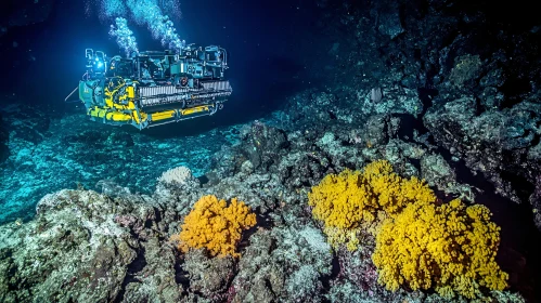 Marine Robot in Ocean Depths