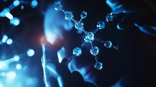 Molecular Composition in Blue Light