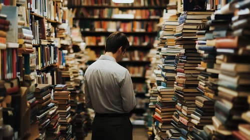 Reader in a Bookshop
