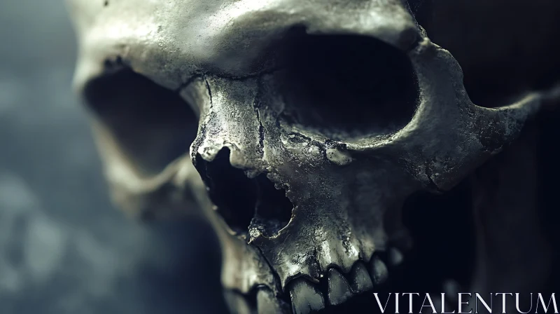 Anatomical Skull Study AI Image
