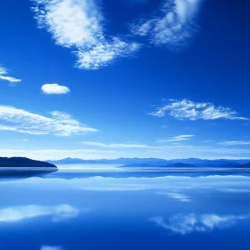 Calm Waters and Cloudy Skies Scenery