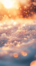 Warm Glow on Winter Frost