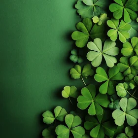 Shamrock Greenery Composition