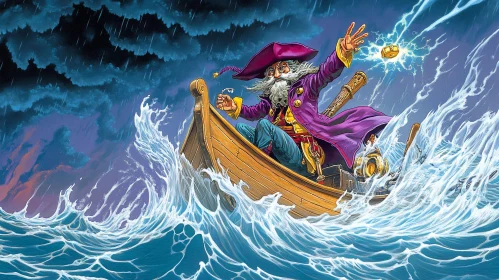 Magical Voyage Through a Sea Storm