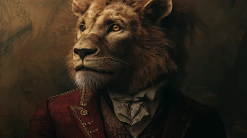 Lion in Formal Wear