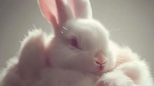 Gentle Bunny Close-Up