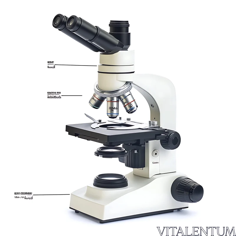 Laboratory Microscope for Detailed Analysis AI Image