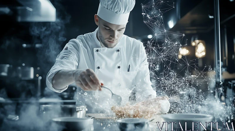 AI ART Culinary Artistry Meets Digital Innovation