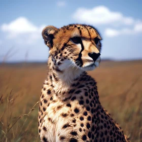 Cheetah in the Wild: A Portrait of Grace